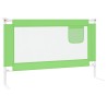 Barrière de sécurité de lit d'enfant Vert 120x25 cm Tissu 