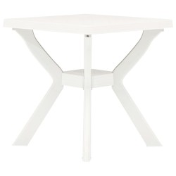 Table de bistro Blanc 70x70x72 cm Plastique 
