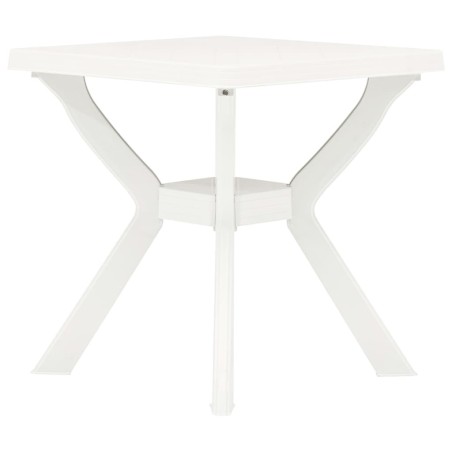 Table de bistro Blanc 70x70x72 cm Plastique 