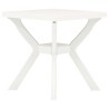 Table de bistro Blanc 70x70x72 cm Plastique 