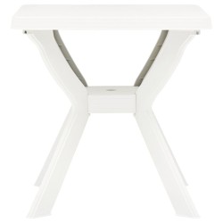 Table de bistro Blanc 70x70x72 cm Plastique 