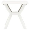 Table de bistro Blanc 70x70x72 cm Plastique 