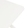 Table de bistro Blanc 70x70x72 cm Plastique 
