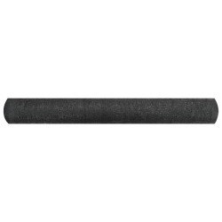 Filet brise-vue Noir 1,2x50 m PEHD 195 g/m²  