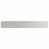 Bordures de pelouse 10 pcs 15x103 cm acier inoxydable 