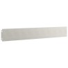 Bordures de pelouse 10 pcs 15x103 cm acier inoxydable 