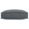 Coussins palette siège - 2 pièces anthracite 40x40x8 cm en tissu Oxford 