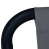 Lit de jardin Gris 200x90 cm Acier 