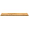 Appuis de fenêtre 2 pcs marron clair bois de chêne massif 