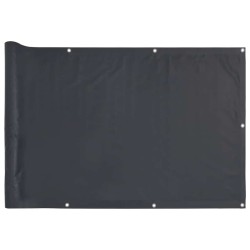 Écran d'intimité de balcon anthracite 800x90 cm PVC 