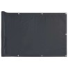 Écran d'intimité de balcon anthracite 800x90 cm PVC 