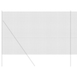 Clôture en fil soudé gris , 1,5 x 25 m, en acier. 