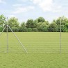 Clôture de champ 1,6x25 m en acier galvanisé 