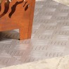 Plaques en alu antidérapantes 4 pcs, motif diamant, 60x40 cm 