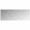 Plaques en aluminium avec motif en relief 4 pcs Antidérapantes 80x30 cm 