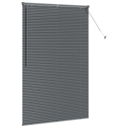 Store de Fenêtre Gris foncé 80 x 130 cm Aluminium 