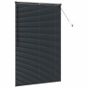 Store de Fenêtre avec des rideaux Autre Noir 80 x 130 cm Aluminium 