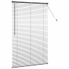 Store de Fenêtre avec des rideaux Autre Noir 80 x 130 cm Aluminium 