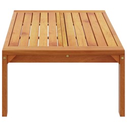 Table de jardin 100x50x27 cm bois d'acacia solide  