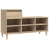 Armoire à chaussures Chêne sonoma 102x36x60cm Bois d'ingénierie 