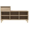 Armoire à chaussures Chêne sonoma 102x36x60cm Bois d'ingénierie 