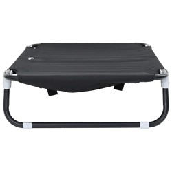Lit pour chien pliable Noir ML Tissu Oxford et acier 