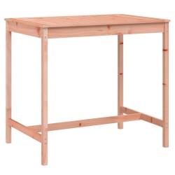 Table de jardin 121x82,5x110 cm bois massif de douglas 