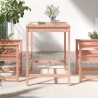 Table de jardin 121x82,5x110 cm bois massif de douglas 