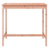 Table de jardin 121x82,5x110 cm bois massif de douglas 