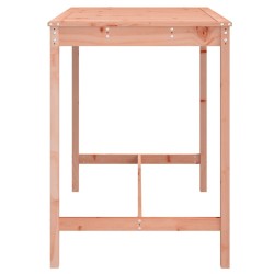 Table de jardin 121x82,5x110 cm bois massif de douglas 
