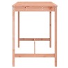 Table de jardin 121x82,5x110 cm bois massif de douglas 