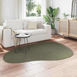Tapis Vert forêt 140 x 200 cm Laine 