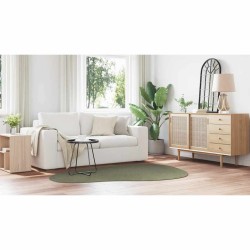 Tapis Vert forêt 140 x 200 cm Laine 