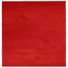 Tapis OVIEDO à poils courts rouge 120x120 cm 