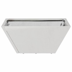 Planteur en bol de jardin 35x35x15 cm en inox 