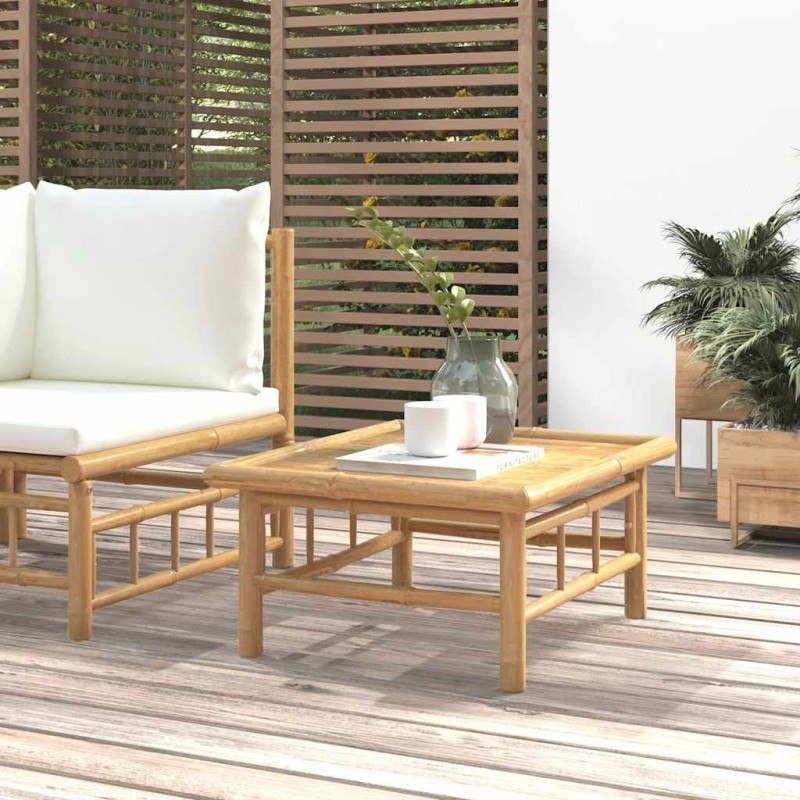 Table de jardin 65x55x30 cm bambou 