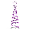 Sapin de Noël à LED avec boules 100 LED blanc chaud 150 cm 