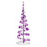 Sapin de Noël à LED avec boules 100 LED blanc chaud 150 cm 
