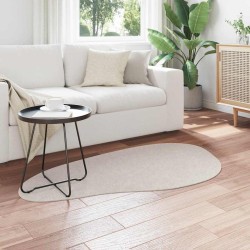Tapis Couleur sable 80 x 150 cm Polyester 