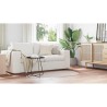 Tapis Couleur sable 80 x 150 cm Polyester 