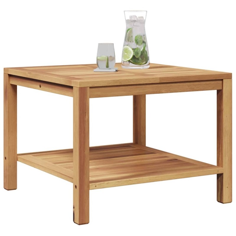 Table basse Marron 60 x 60 x 45 cm Bois de teck massif 