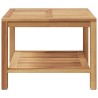 Table basse Marron 60 x 60 x 45 cm Bois de teck massif 