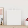 Sacs en papier 50 pcs avec poignées blanc 45x17x48 cm 