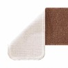 Tapis d'escalier avec dos en latex Jaune 25x60 cm 