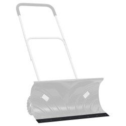 Bordure en caoutchouc de chasse-neige noir 250x15x1 cm 