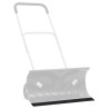 Bordure en caoutchouc de chasse-neige noir 250x15x1 cm 