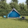 Tente de camping A-Frame 3 places bleue étanche 