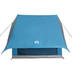 Tente de camping A-Frame 3 places bleue étanche 