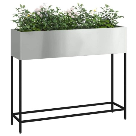 Jardin surélevé 100x26x82 cm en Acier Galvanisé 