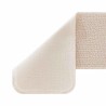 Tapis d'escalier avec support en latex Crème 25x60 cm 